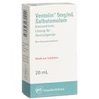 VENTOLIN sol inhal 5 mg/ml 20 ml