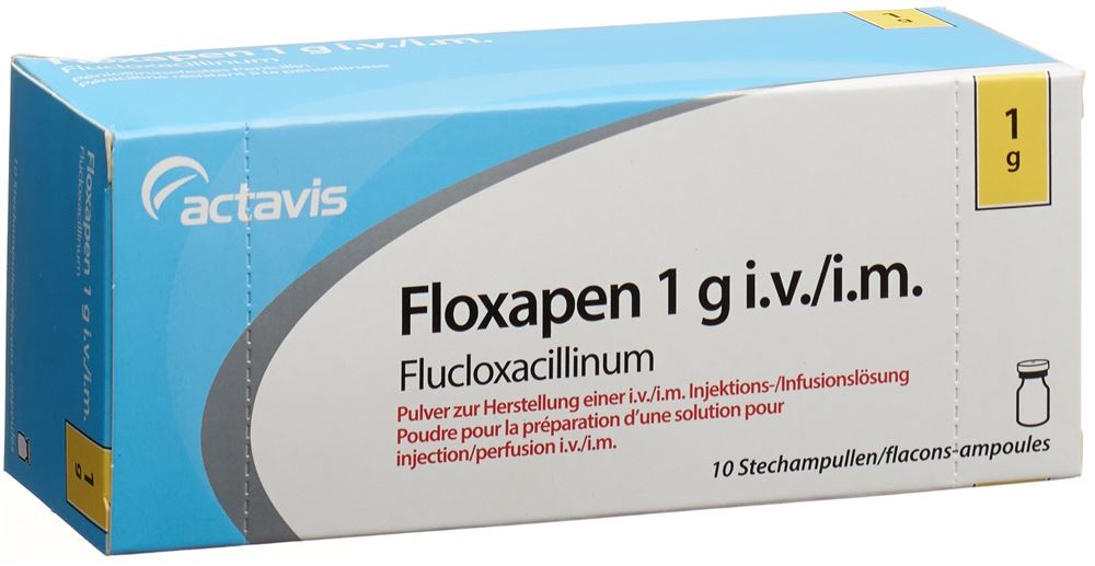 FLOXAPEN subst sèche 1 g flac 10 pce