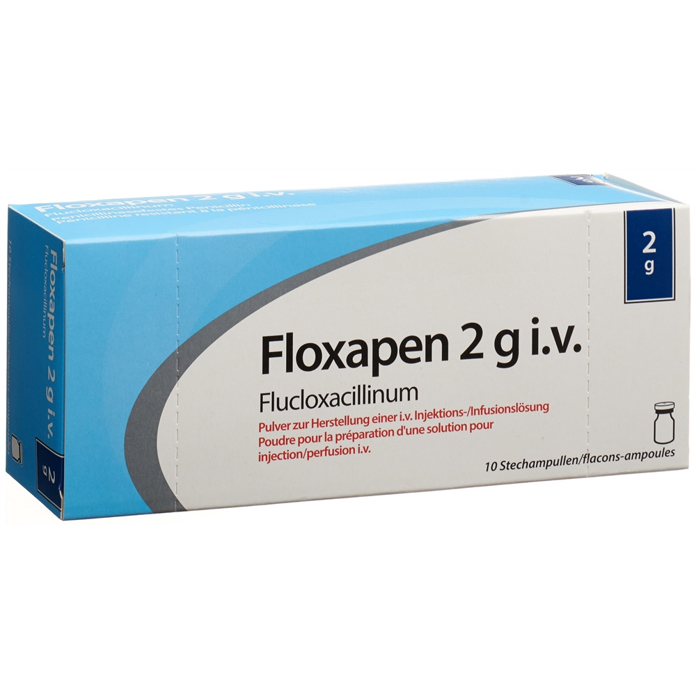 FLOXAPEN subst sèche 2 g flac 10 pce