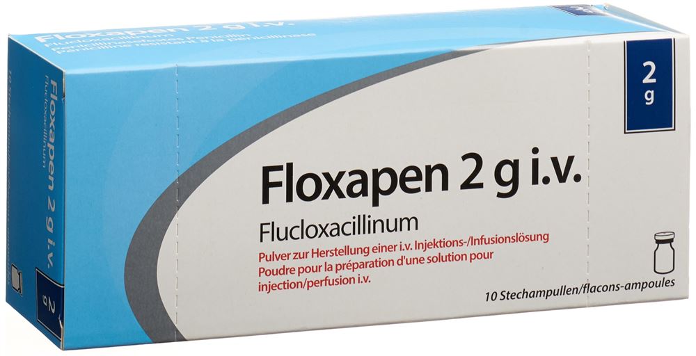 Floxapen 2 g i.v., Pulver zur Herstellung einer Injektions-/Infusionslösung