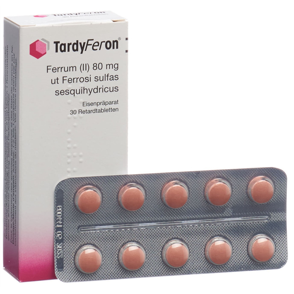 TARDYFERON cpr ret 80 mg 30 pce