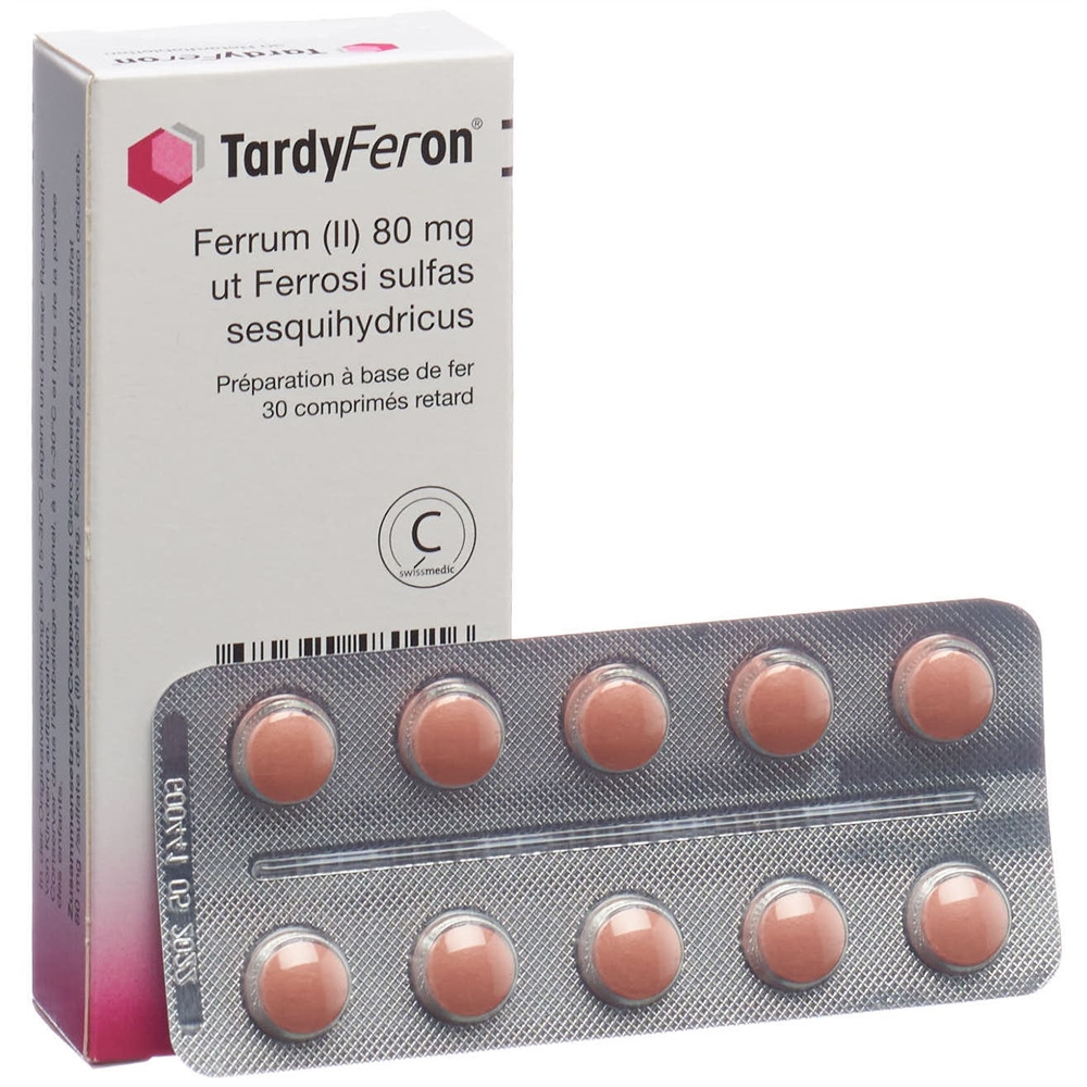 TARDYFERON cpr ret 80 mg 30 pce