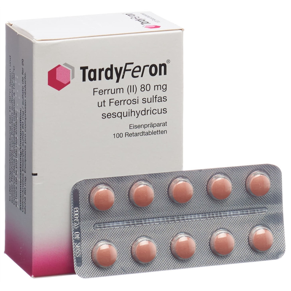 TARDYFERON cpr ret 80 mg 100 pce