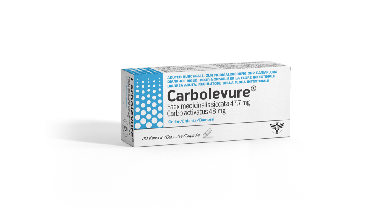 Carbolevure, Kapseln für Kinder