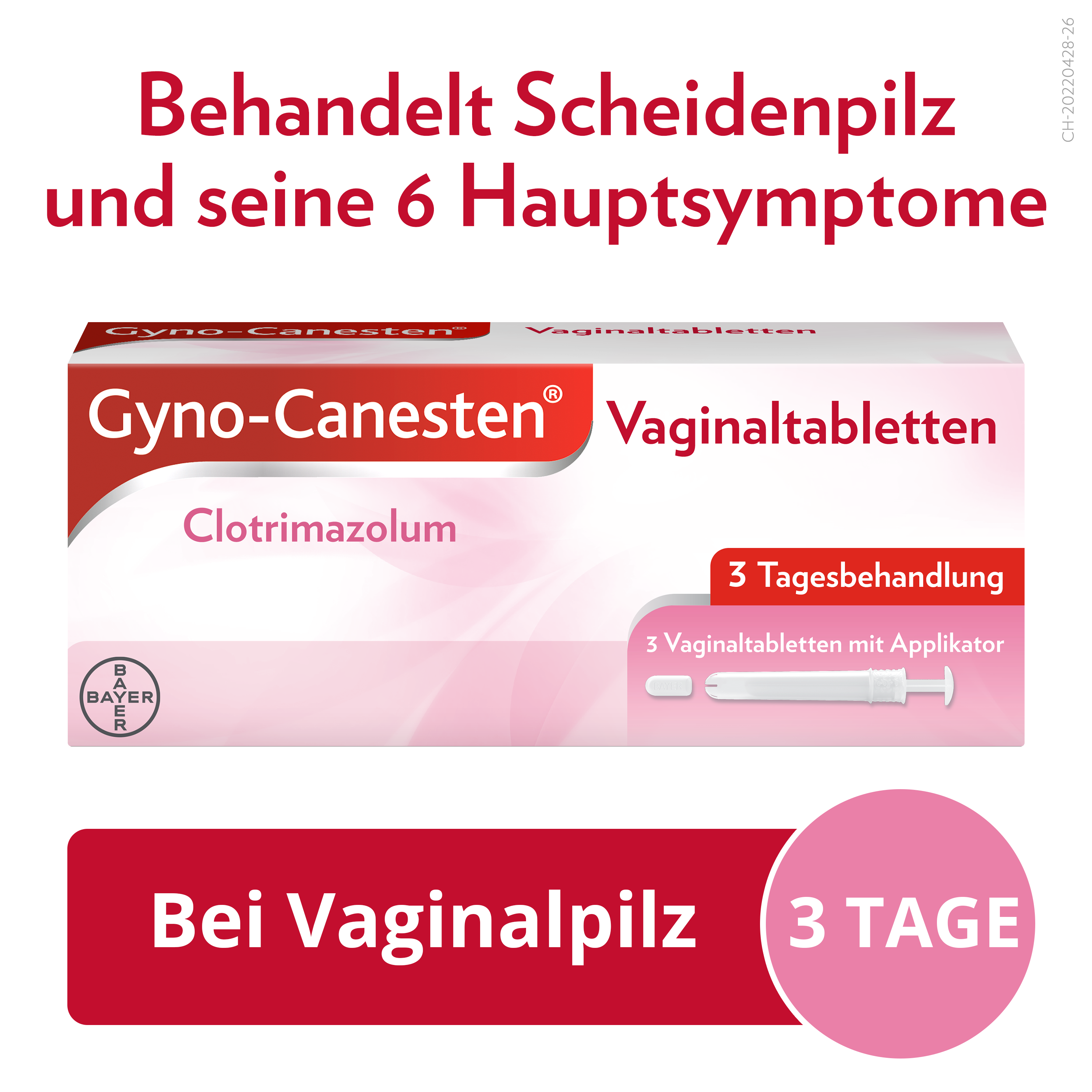 Gyno-Canesten, Vaginaltabletten