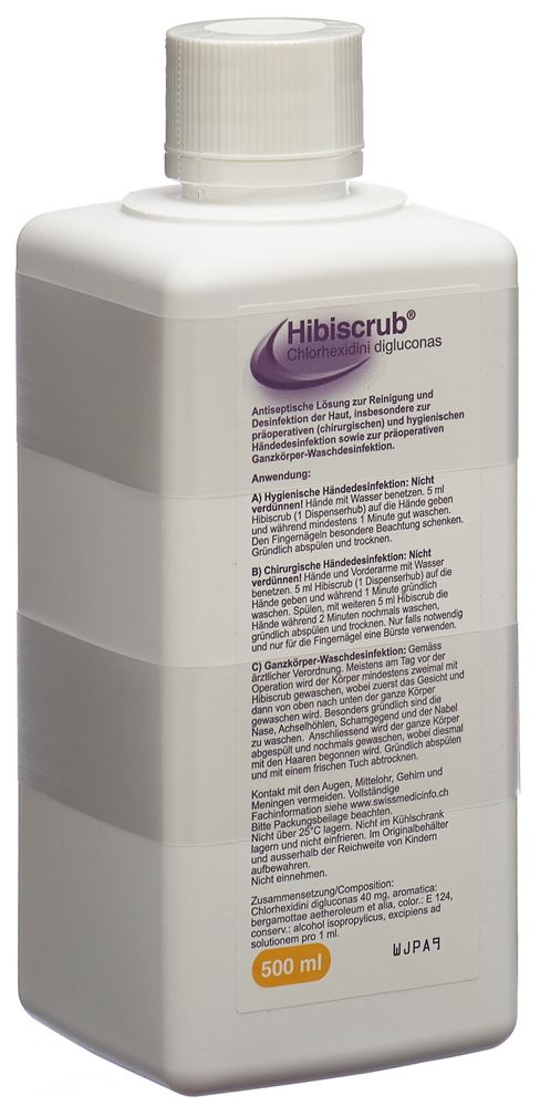 HIBISCRUB sol 4 % fl Euro 500 ml