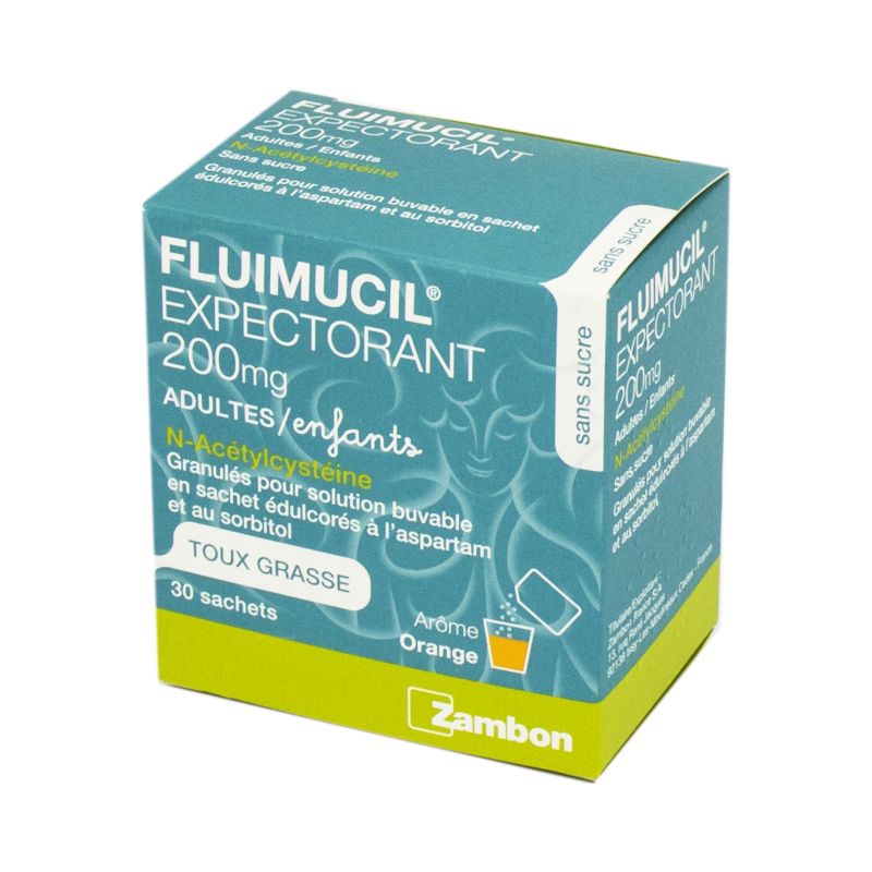 FLUIMUCIL gran 200 mg adult sach 30 pce