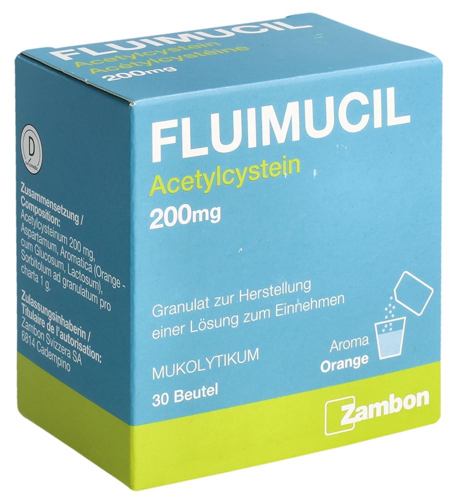 Fluimucil 200, granulato per soluzione orale