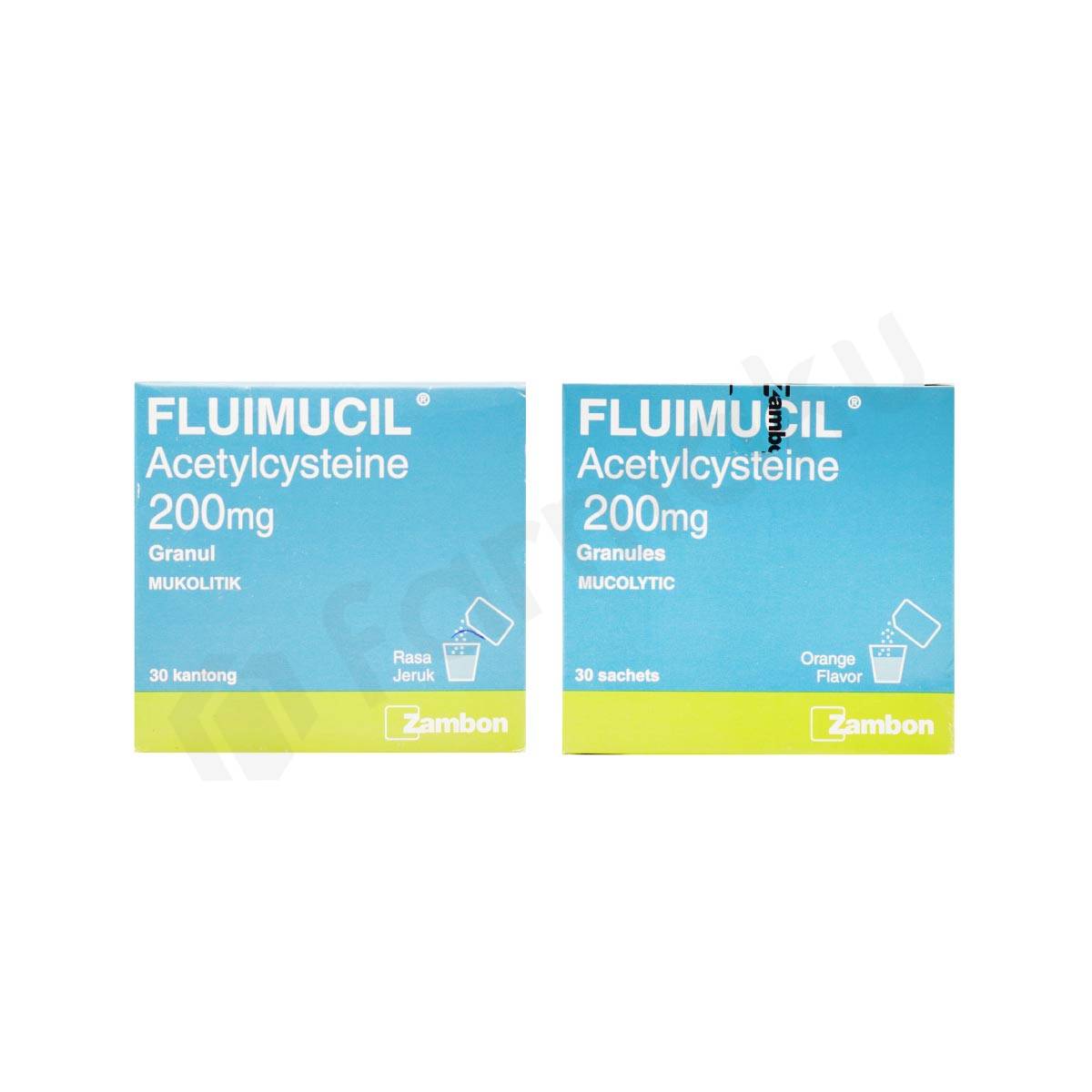 FLUIMUCIL gran 200 mg adult sach 90 pce
