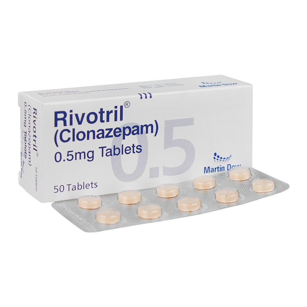 RIVOTRIL cpr 0.5 mg fl 50 pce