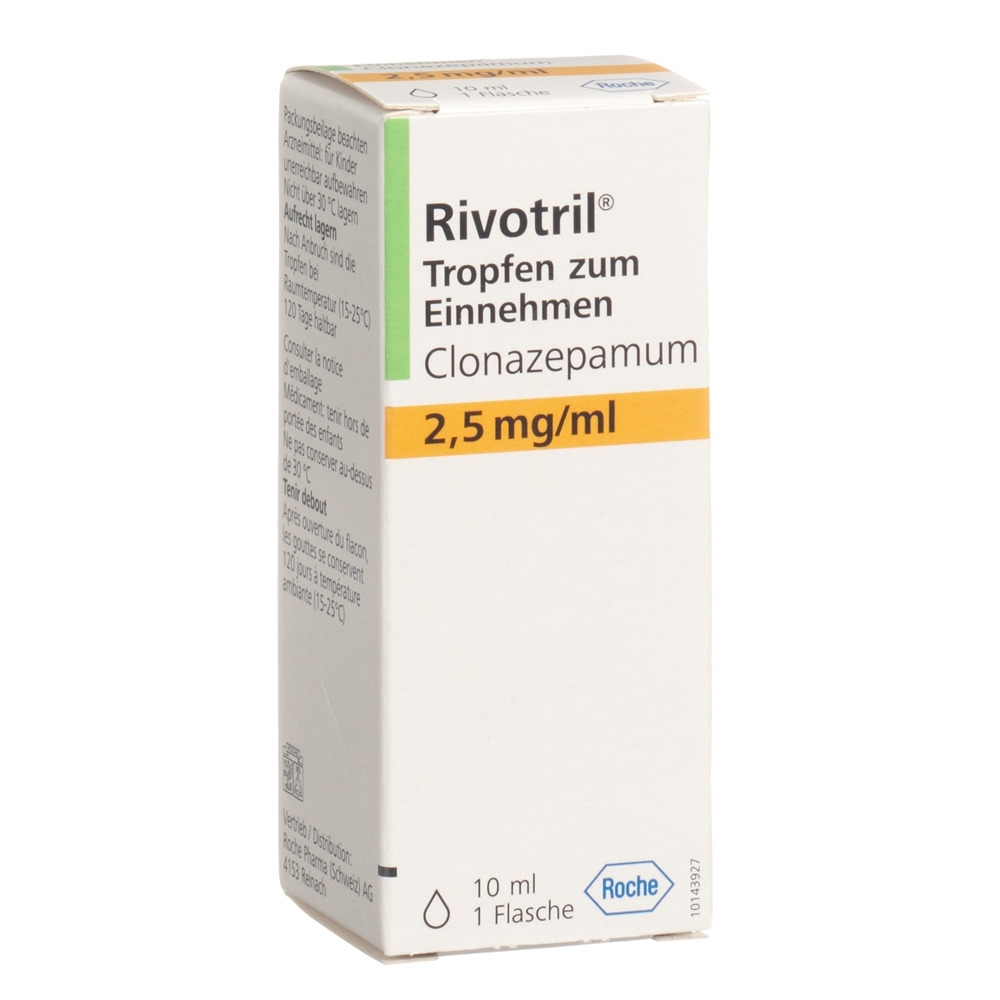 RIVOTRIL gouttes 2.5 mg/ml fl 10 ml