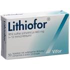LITHIOFOR cpr ret 660 mg 30 pce