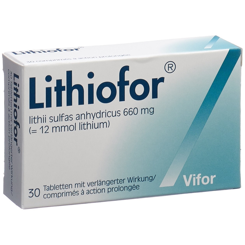 Lithiofor, comprimés à libération prolongée