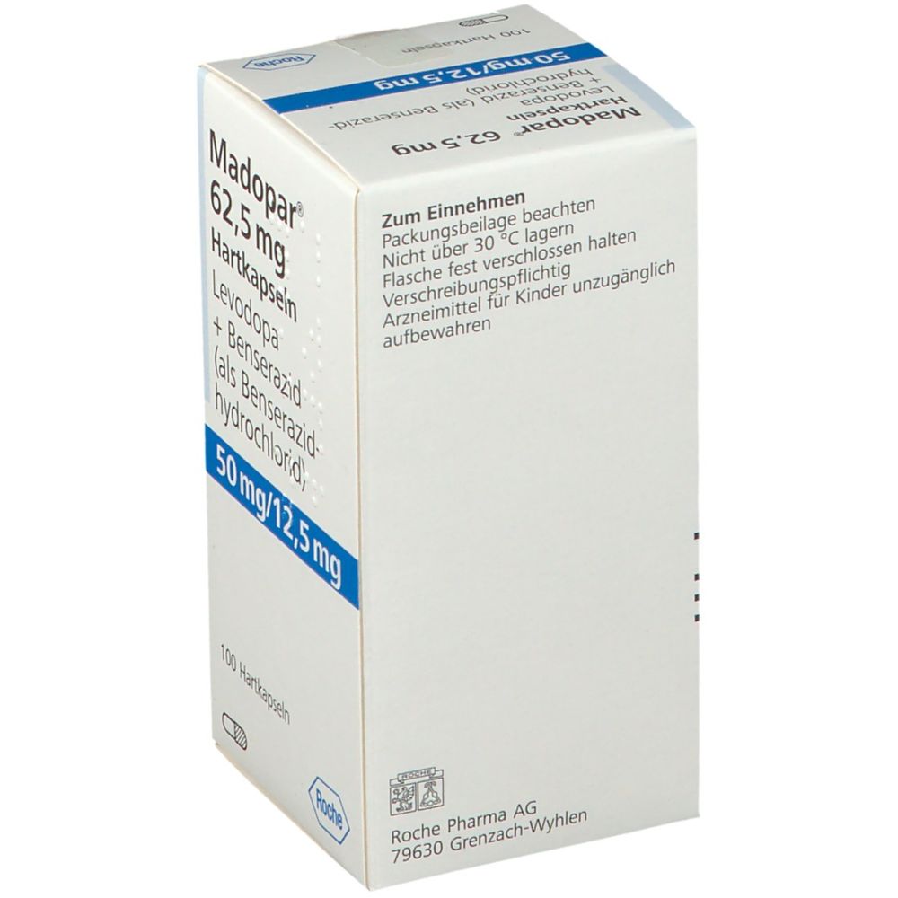 MADOPAR gél 62.5 mg 100 pce