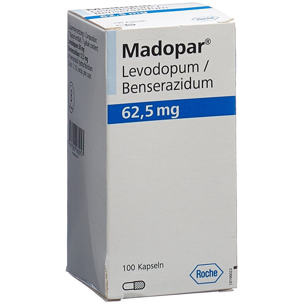 MADOPAR gél 62.5 mg 100 pce