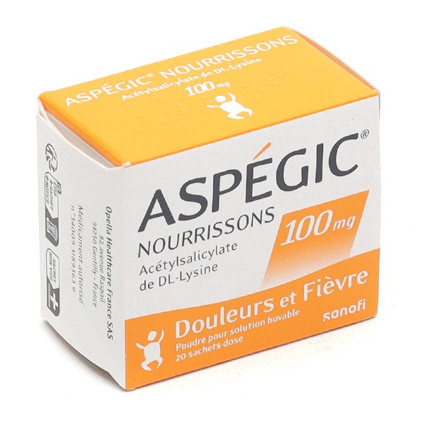 ASPEGIC pdr 100 mg sach 100 pce