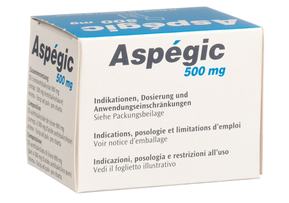 ASPEGIC pdr 500 mg sach 20 pce