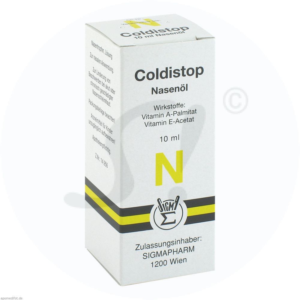 COLDISTOP huile nasale fl 10 ml