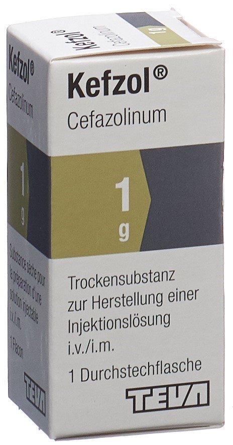 KEFZOL subst sèche 1 g flac