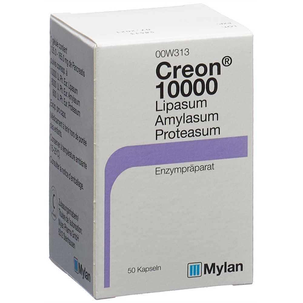 CREON 10000 caps bte 50 pce