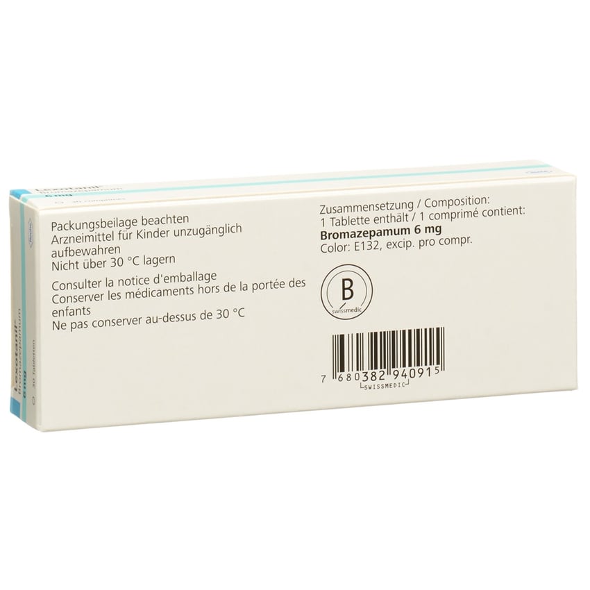 LEXOTANIL cpr 6 mg 30 pce
