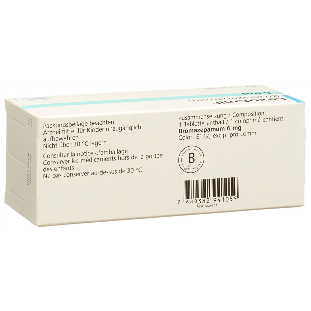 Lexotanil 6, Tabletten