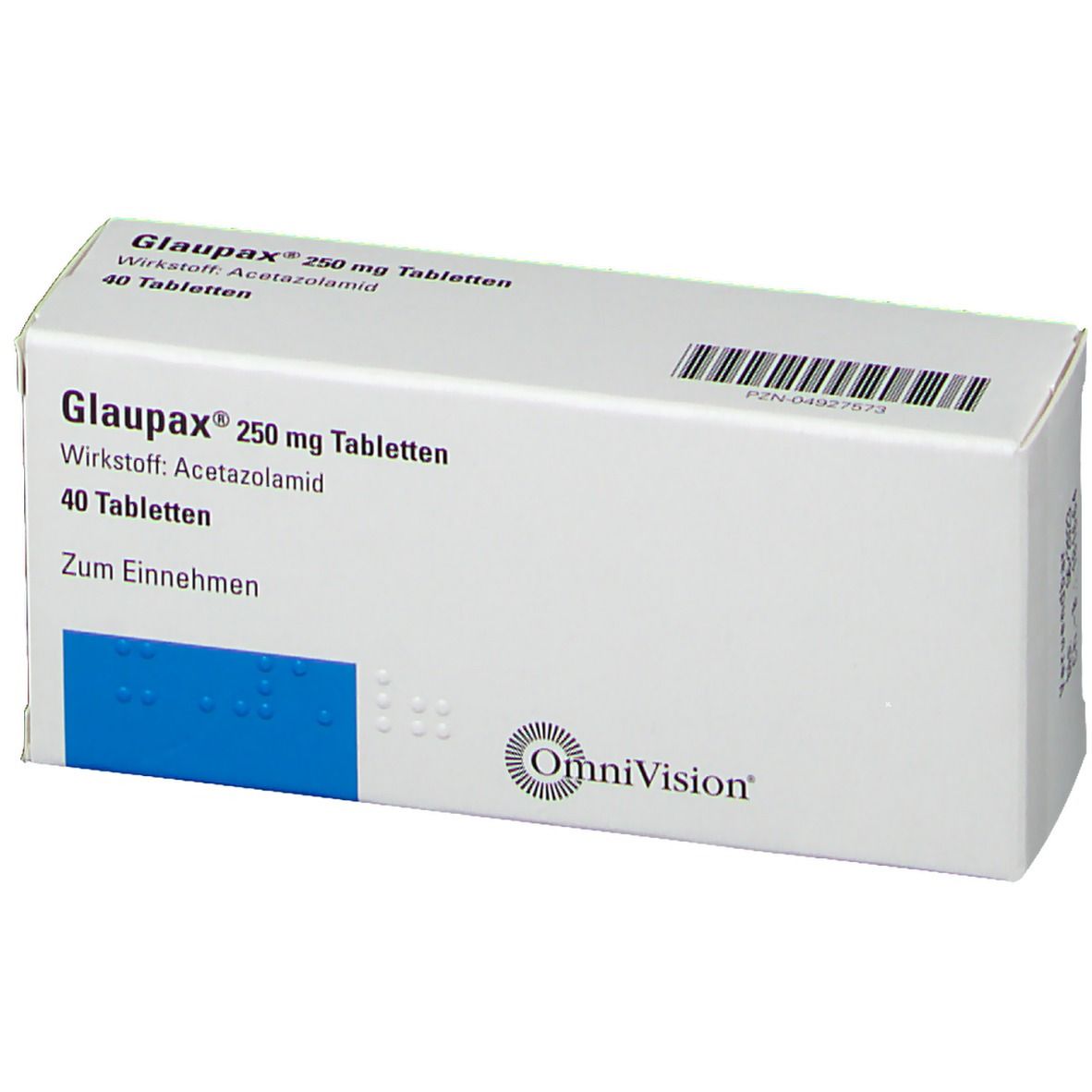 GLAUPAX cpr 250 mg 40 pce