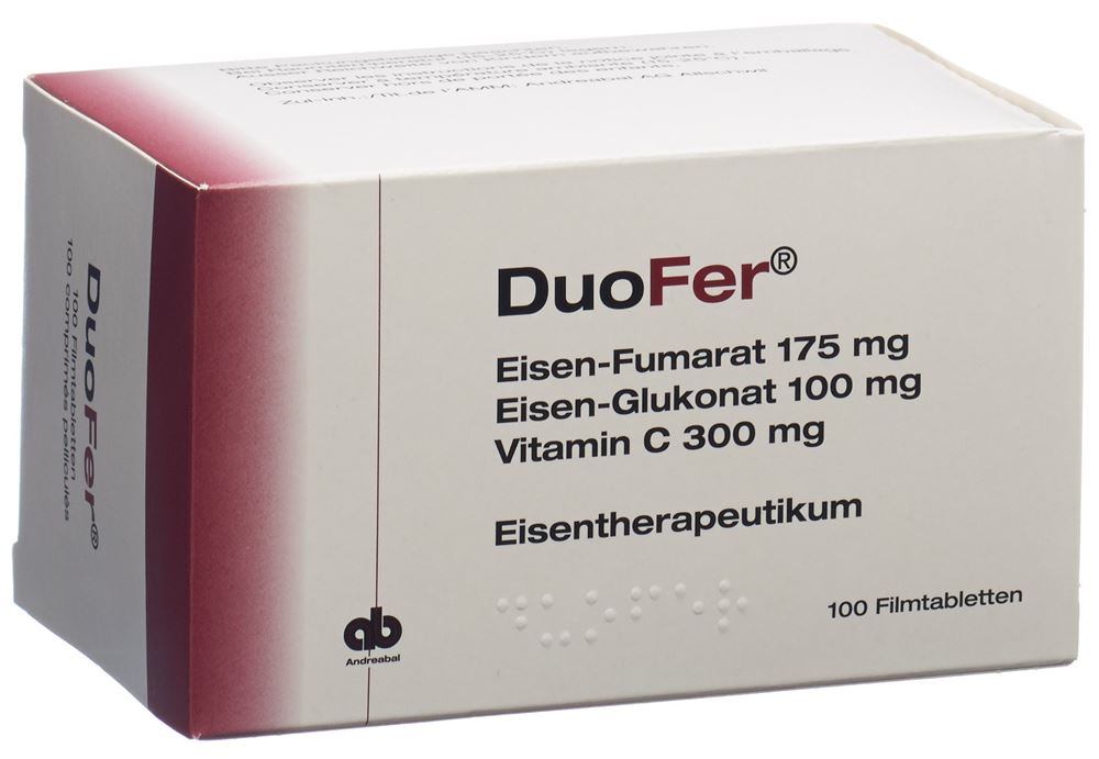 Duofer, Filmtabletten