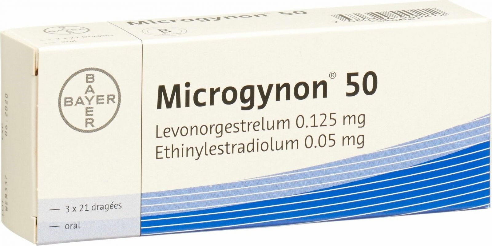 MICROGYNON 50 drag 3 x 21 pce