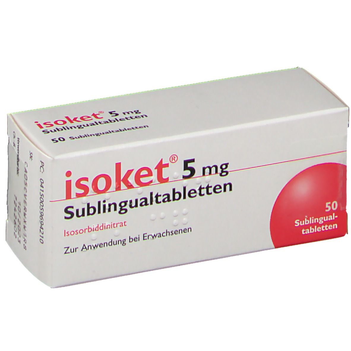 ISOKET cpr subling 5 mg 50 pce