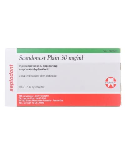 SCANDONEST 30 mg/ml 50 cartouche 1.7 ml
