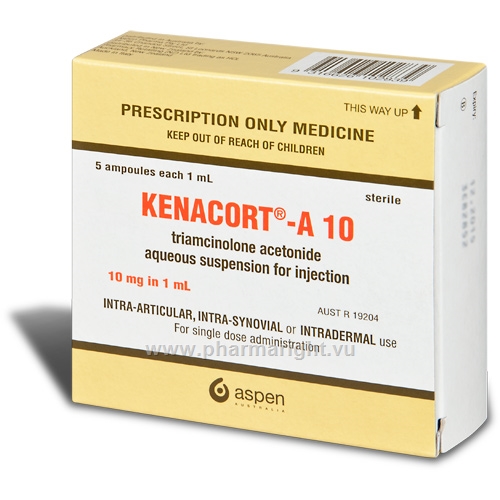 KENACORT A Solubile sol inj 10 mg/0.25ml amp 5 pce