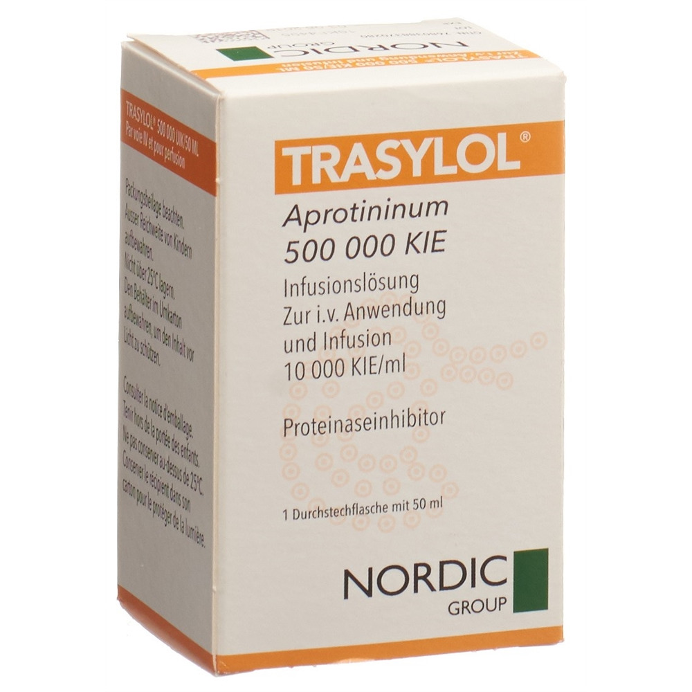 TRASYLOL sol perf 500000 UIK flac 50 ml
