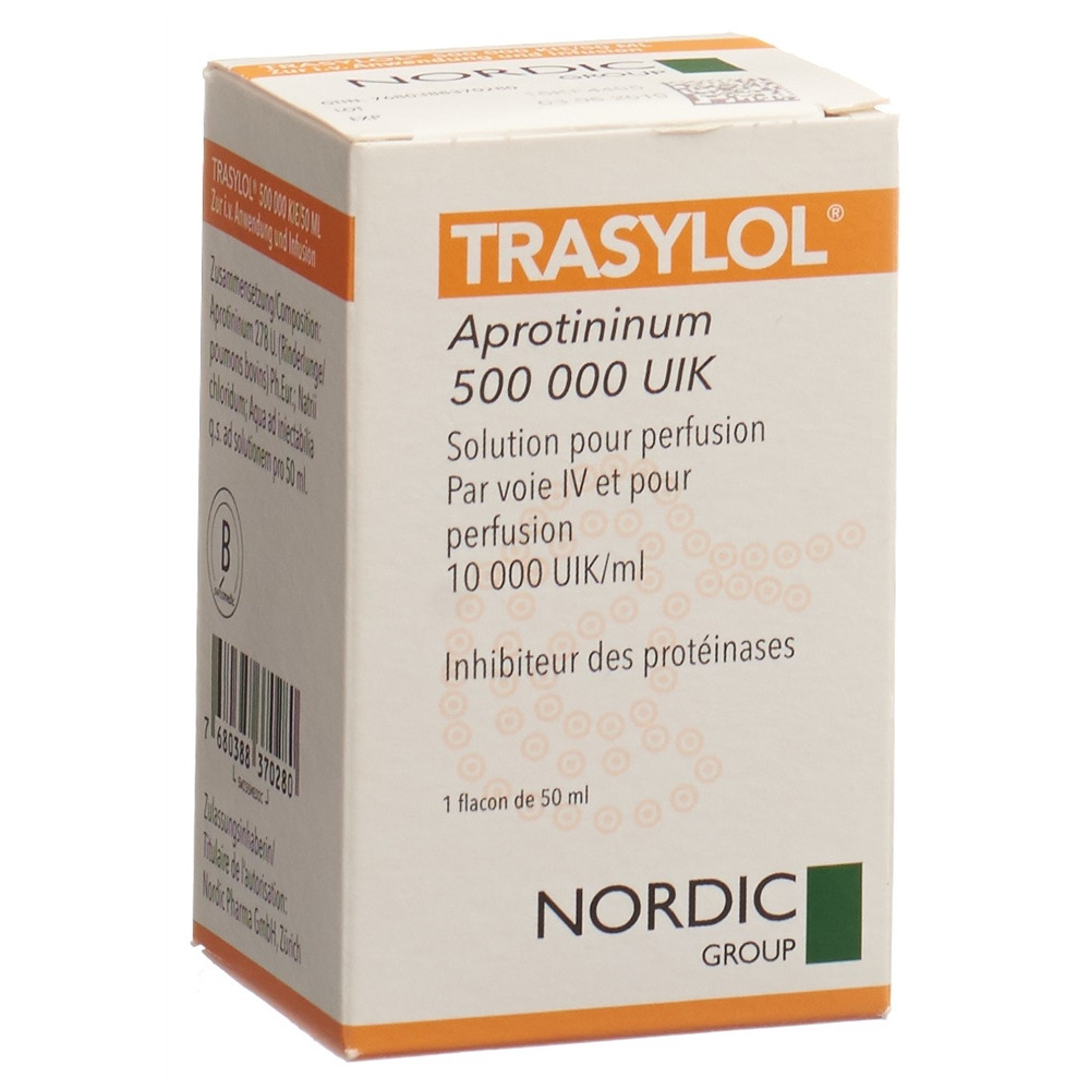 TRASYLOL sol perf 500000 UIK flac 50 ml