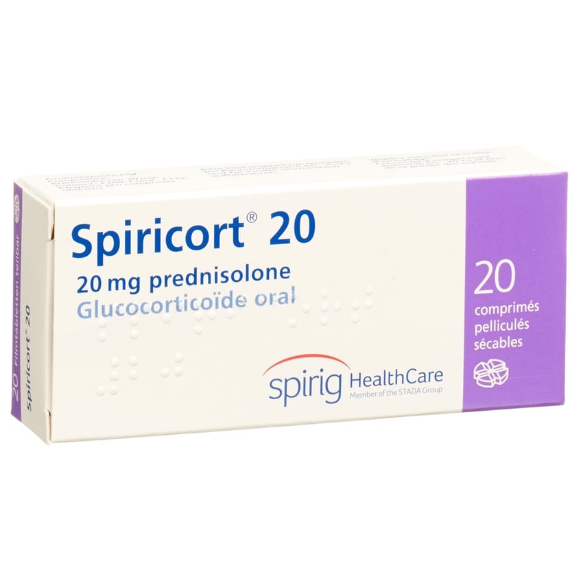 SPIRICORT cpr pell 20 mg 100 pce