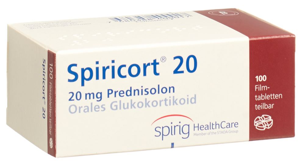 SPIRICORT cpr pell 20 mg 100 pce
