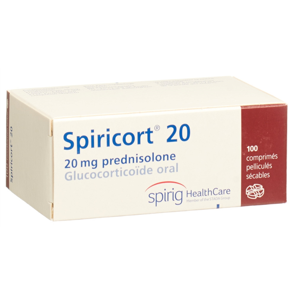 SPIRICORT cpr pell 20 mg 100 pce
