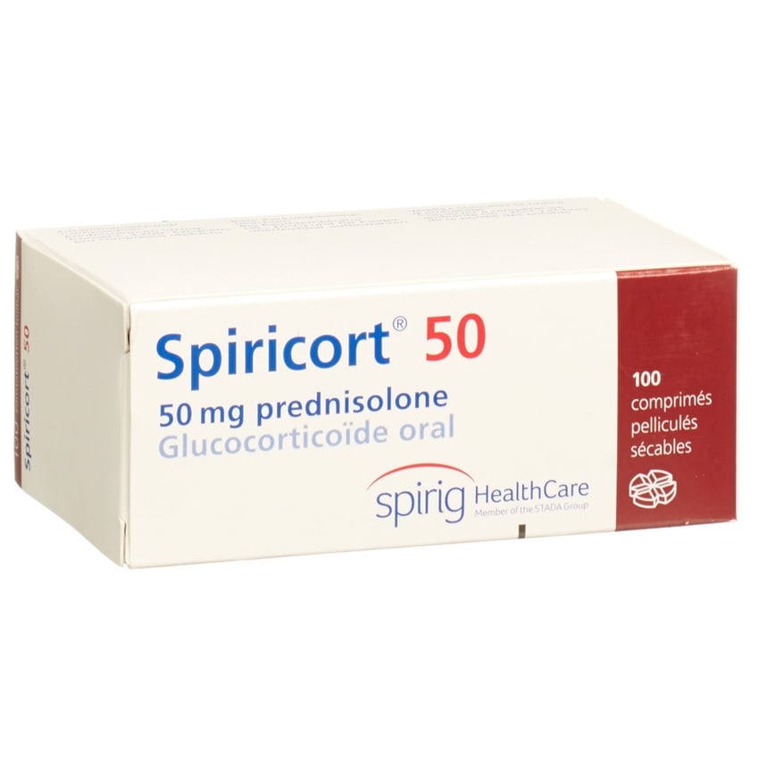 SPIRICORT cpr pell 50 mg 100 pce