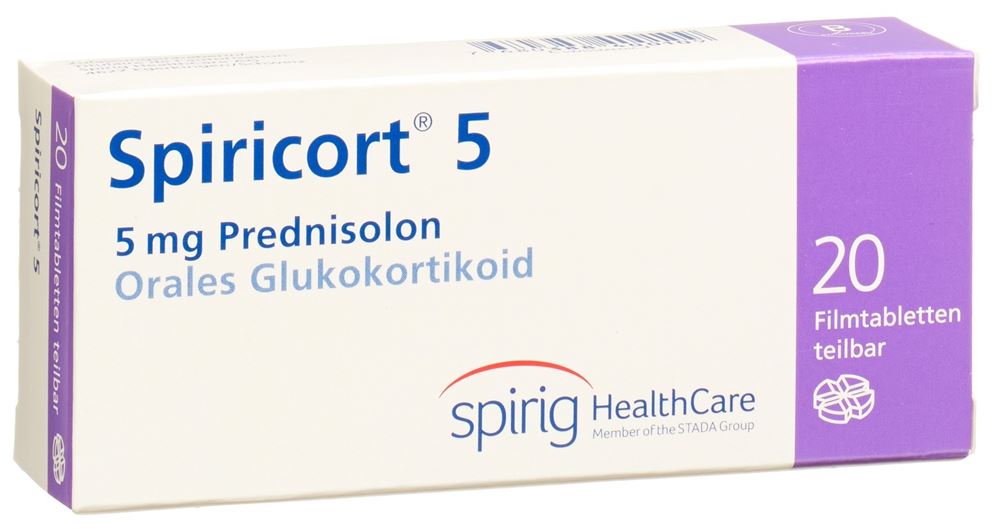 SPIRICORT cpr pell 5 mg 20 pce