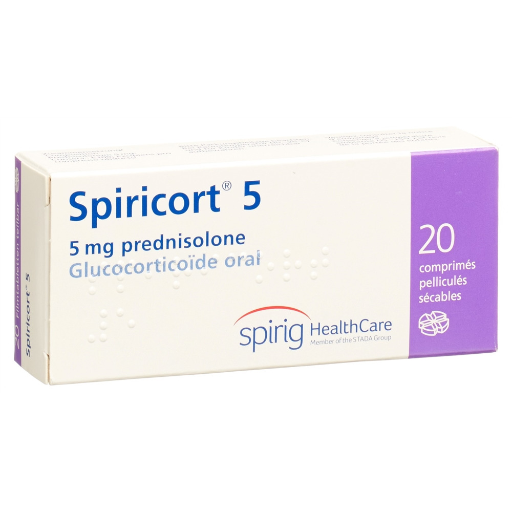 SPIRICORT cpr pell 5 mg 20 pce