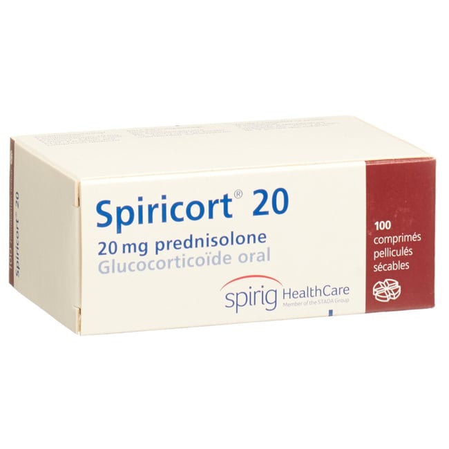SPIRICORT cpr pell 20 mg 20 pce