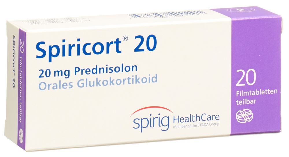 Spiricort 20, Filmtabletten
