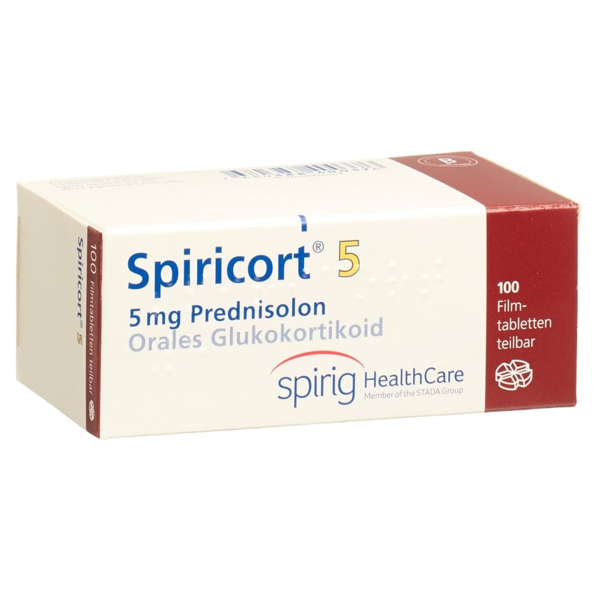 SPIRICORT cpr pell 5 mg 100 pce