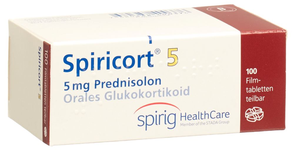 SPIRICORT cpr pell 5 mg 100 pce
