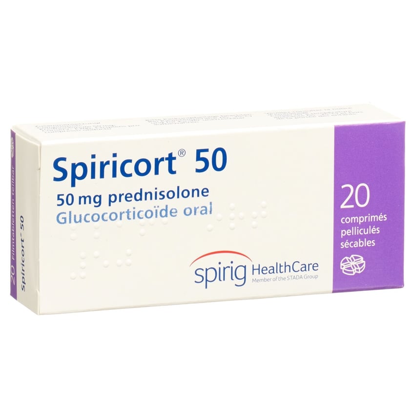 SPIRICORT cpr pell 50 mg 20 pce