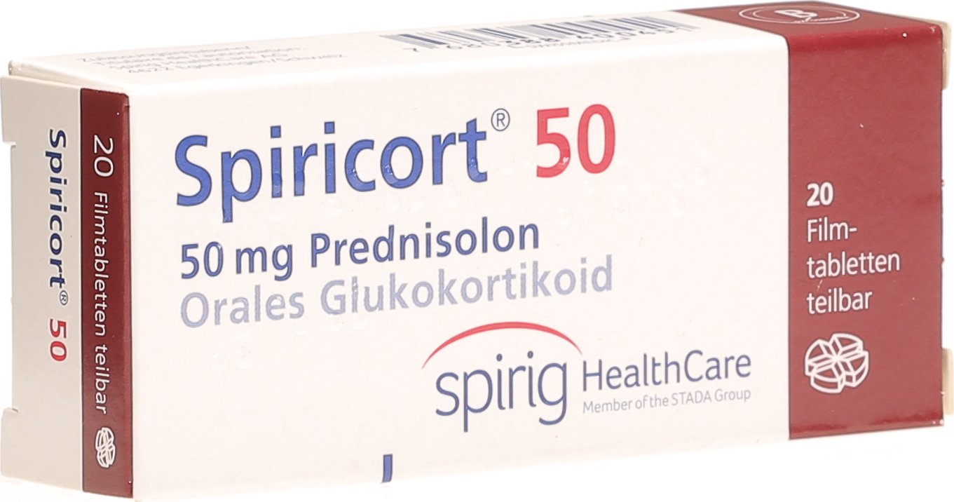 SPIRICORT cpr pell 50 mg 20 pce