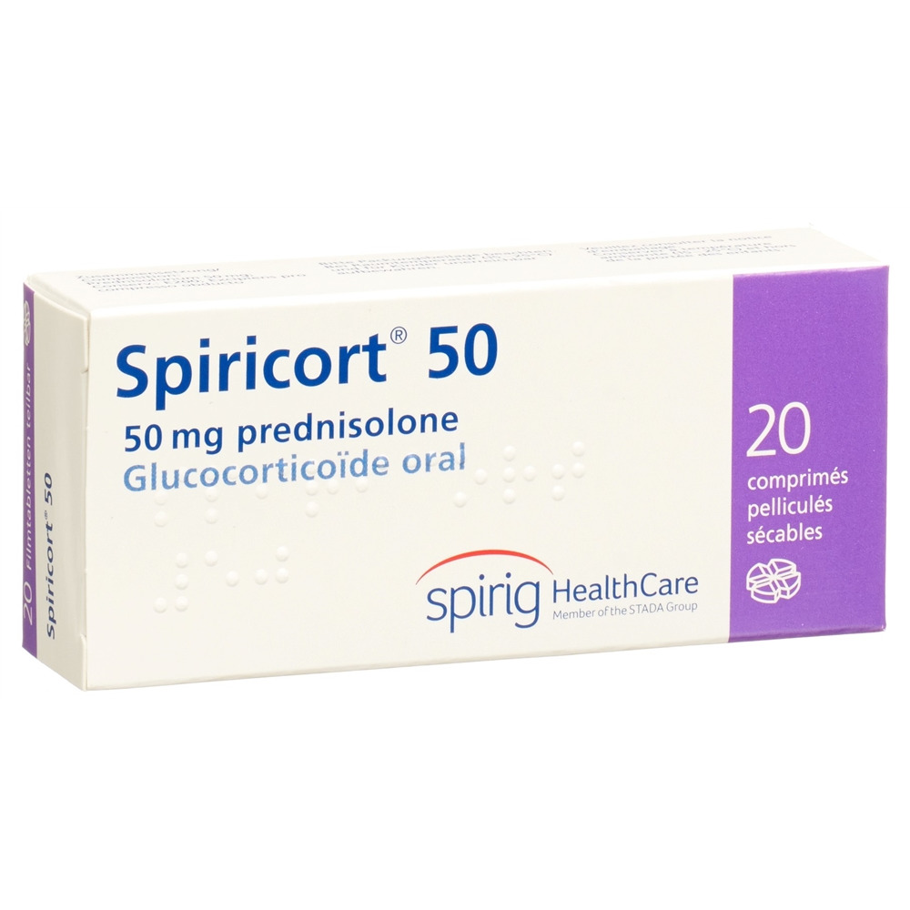 SPIRICORT cpr pell 50 mg 20 pce