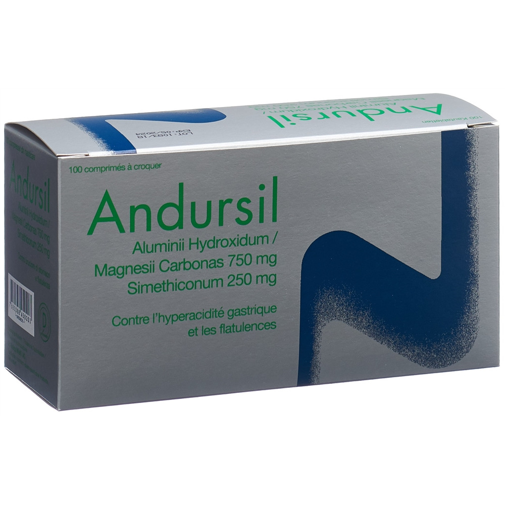 ANDURSIL cpr croquer 100 pce