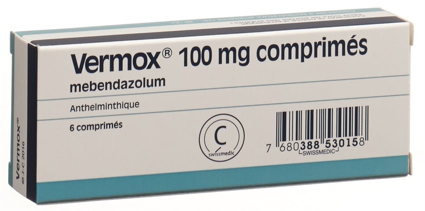 VERMOX cpr 100 mg 6 pce