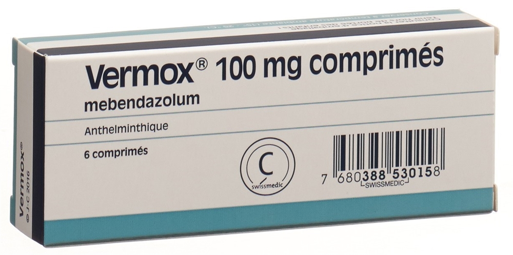 VERMOX cpr 100 mg 6 pce